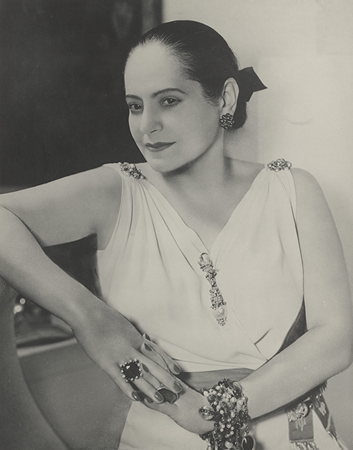 Helena Rubinstein In Schiaprelli Kleid C Archiv Archives Helena Rubinstein Paris